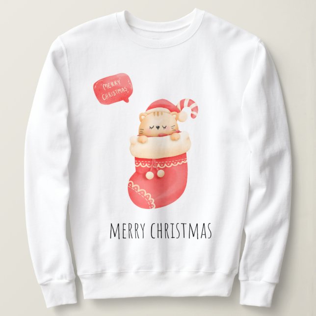 Weihnachts-Sweatshirt Sweatshirt (Design vorne)
