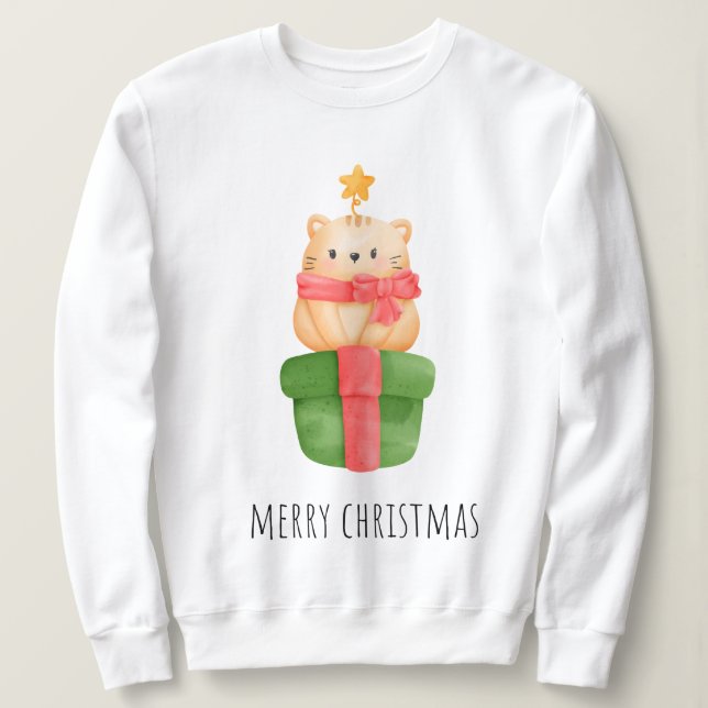 Weihnachts-Sweatshirt Sweatshirt (Design vorne)