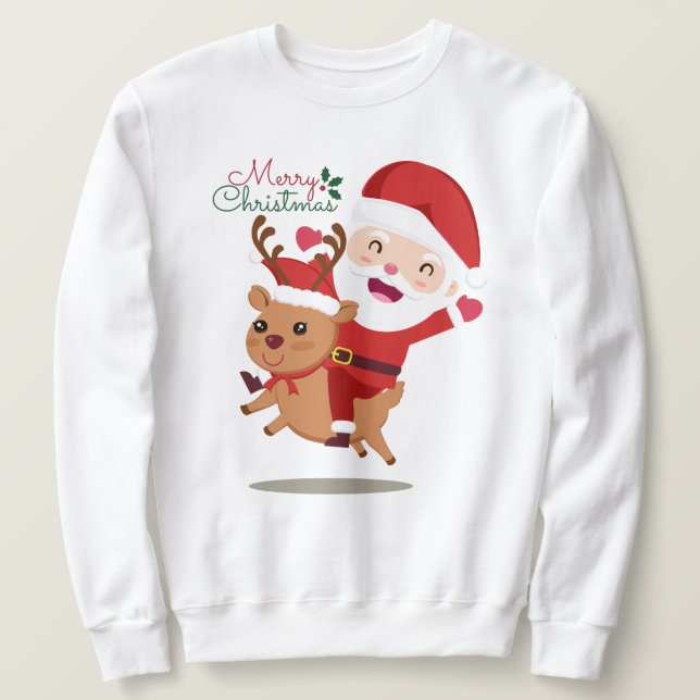 Weihnachts-Sweatshirt Sweatshirt (Design vorne)