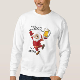 Weihnachts-Sweatshirt - TIme für ein Bier Sweatshirt