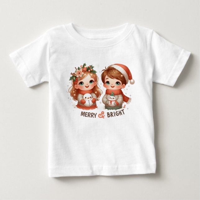 Weihnachts-T - Shirt für Kinder (Vorderseite)