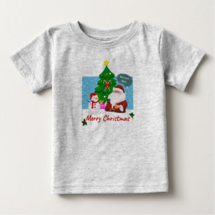 Weihnachts-T-Shirt für Kleinkinder Baby T-shirt