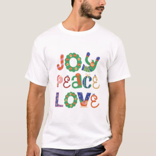 Weihnachts-T-Shirt für Männer mit Typografie – Fes T-Shirt