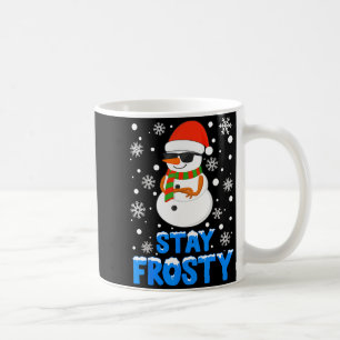Weihnachts-T-Shirt Lustiger Frostiger Weihnachten Kaffeetasse