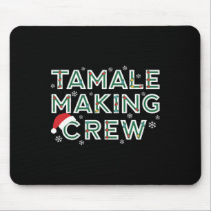 Weihnachts-Tamale-Herstellungs-Crew Mexikanisches Mousepad