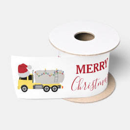 Weihnachts-Tanker LKW Satinband