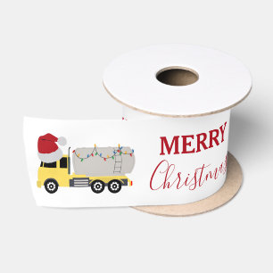 Weihnachts-Tanker LKW Satinband