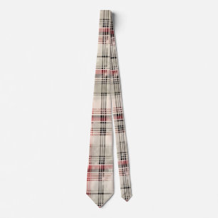 Weihnachts-Tartan-Blumendesign Serie #15 Krawatte
