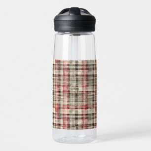 Weihnachts-Tartan-Blumendesign-Serie #2 Trinkflasche