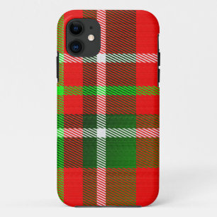 Weihnachts-Tartan-Muster iPhone 11 Hülle