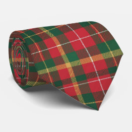 Weihnachts-Tartan Rot und Grün Krawatte