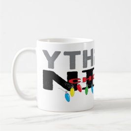 Weihnachts-Tasse 11 oz. "Naughty select Nice" Kaffeetasse