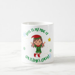 Weihnachts-Tasse: Adorable Elf Design für Sie Kaffeetasse
