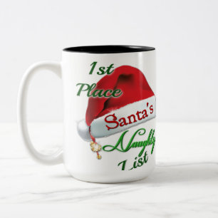 Weihnachts-Tasse des Weihnachtsmanns Zweifarbige Tasse