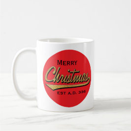 Weihnachts-Tasse "Frohe Weihnachten EST A.D. 336" Kaffeetasse