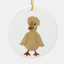 Weihnachts-Tasse Handgemalt Babyente Keramik Ornament