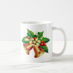 Weihnachts-Tasse-Holly Bells Kaffeetasse