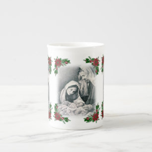 Weihnachts-Tasse, Jesus Christus Prozellantasse