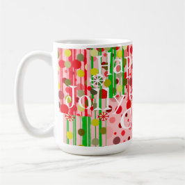 Weihnachts-Tasse - Jolly Happy Holiday Cheers Kaffeetasse
