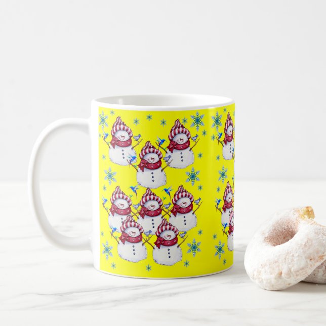 Weihnachts-Tasse Kaffeetasse (Mit Donut)