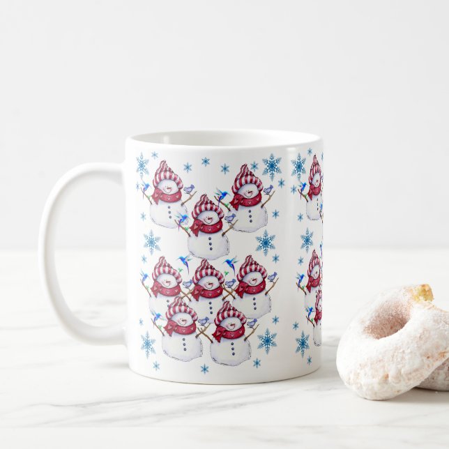 Weihnachts-Tasse Kaffeetasse (Mit Donut)