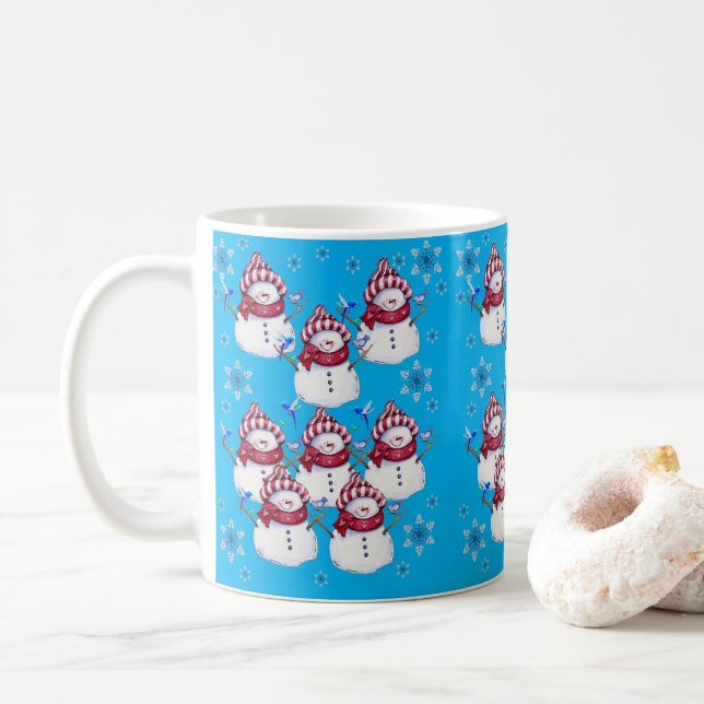 Weihnachts-Tasse Kaffeetasse (Mit Donut)