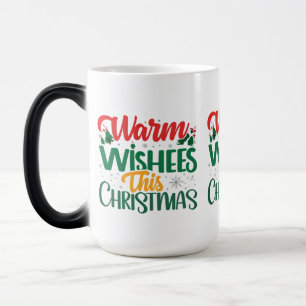 Weihnachts-Tasse mit Farbwechsel-Motiv - 450 ml  Verwandlungstasse