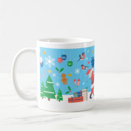 Weihnachts-Tasse mit Muster Kaffeetasse
