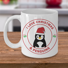 Weihnachts-Tasse Niedlich Pinguin-Geschenk Kaffeetasse