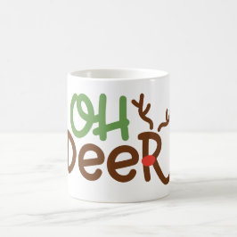 Weihnachts-Tasse: Oh Deer Kaffeetasse