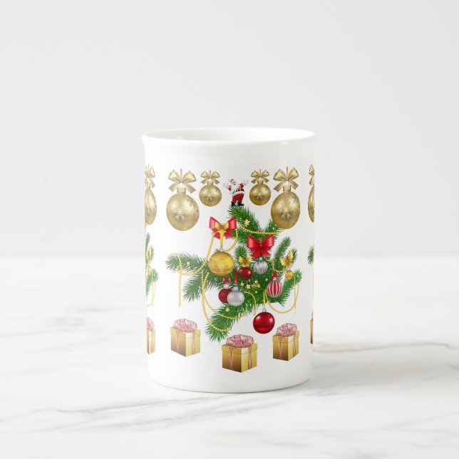 Weihnachts-Tasse Prozellantasse (Vorderseite)