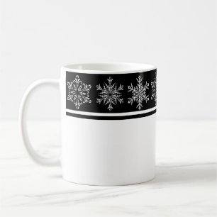 Weihnachts-Tasse-Schneeflocken Kaffeetasse