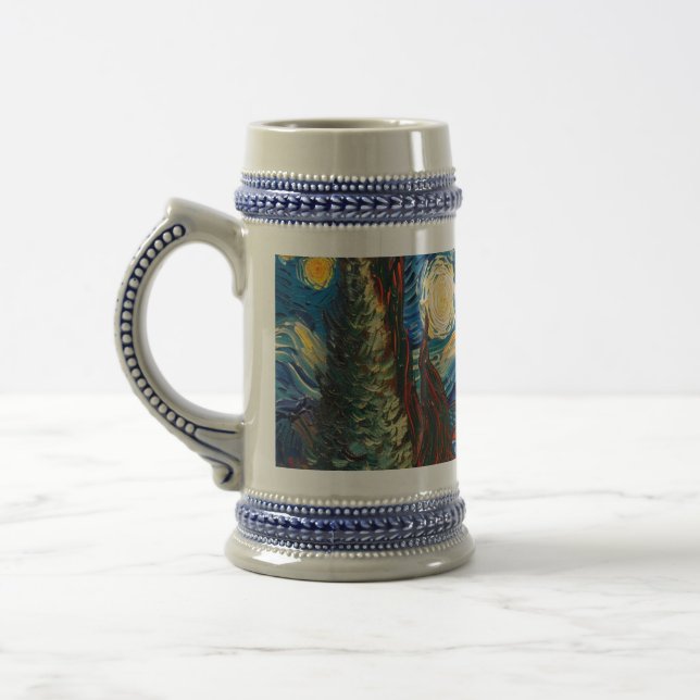 Weihnachts-Tasse Steins Bierglas (Links)