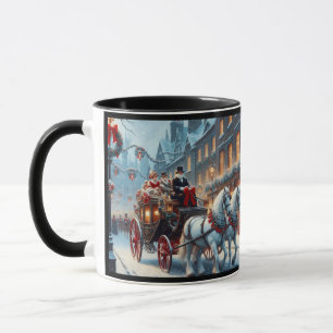 Weihnachts-Tasse von Pferd und Carraige Tasse