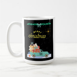 Weihnachts-Tasse Weihnachts-Kaffee-Cup Lieferwagen Kaffeetasse