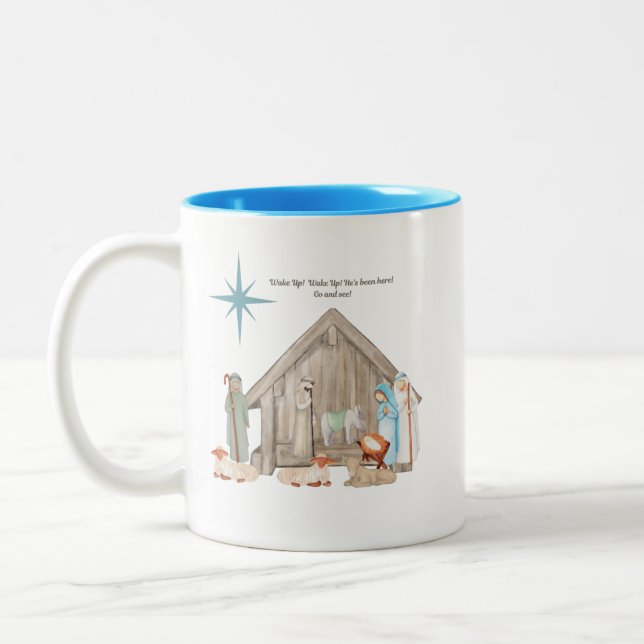 Weihnachts-Tasse Zweifarbige Tasse (Links)