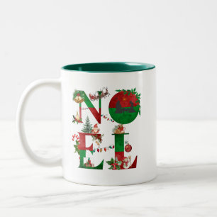 Weihnachts-Tasse Zweifarbige Tasse