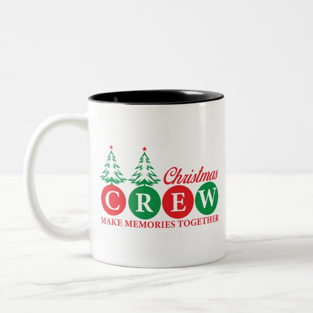 Weihnachts-Tasse Zweifarbige Tasse (Links)
