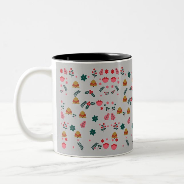 Weihnachts-Tasse Zweifarbige Tasse (Links)