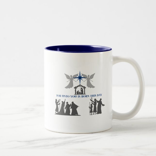 Weihnachts-Tasse Zweifarbige Tasse (Rechts)