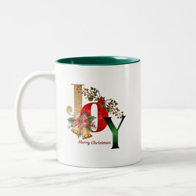 Weihnachts-Tasse Zweifarbige Tasse (Links)
