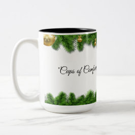 Weihnachts-Tasse Zweifarbige Tasse