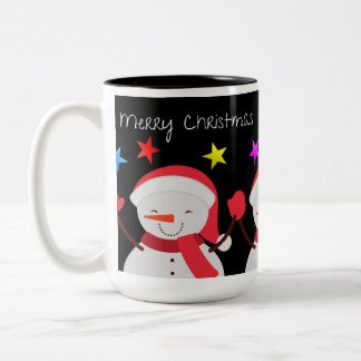 Weihnachts-Tasse Zweifarbige Tasse