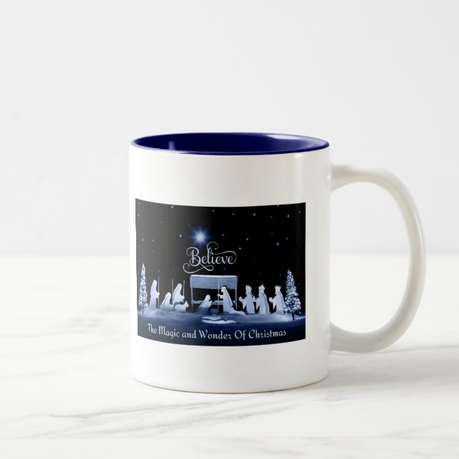 Weihnachts-Tasse Zweifarbige Tasse (Rechts)
