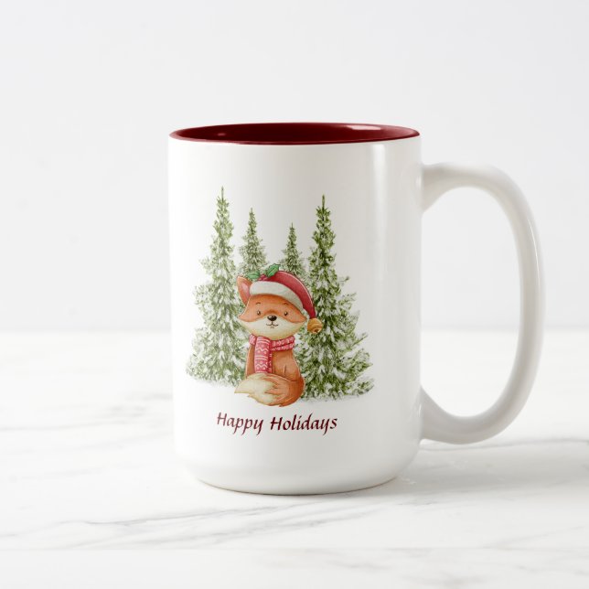 Weihnachts-Tasse Zweifarbige Tasse (Rechts)