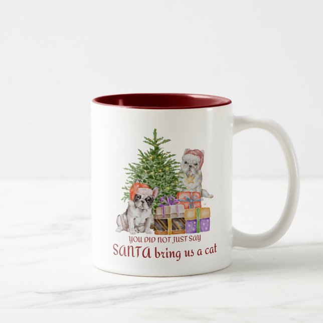 Weihnachts-Tasse Zweifarbige Tasse (Rechts)