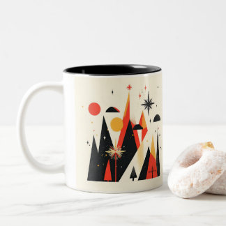 Weihnachts-Tasse Zweifarbige Tasse