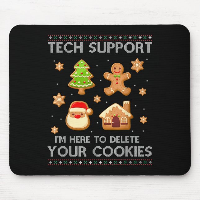 Weihnachts-Tech unterstützt hier, Cookies von Ugly Mousepad (Vorne)