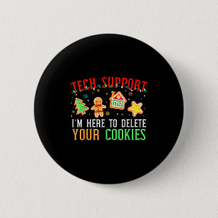 Weihnachts-Tech-Unterstützung hier, um Cookies Xma Button