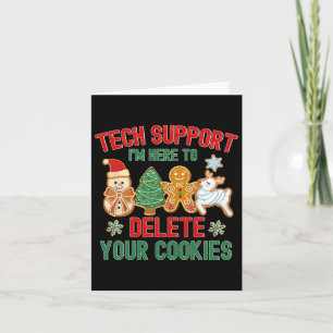Weihnachts-Tech-Unterstützung hier, um Cookies zu  Karte
